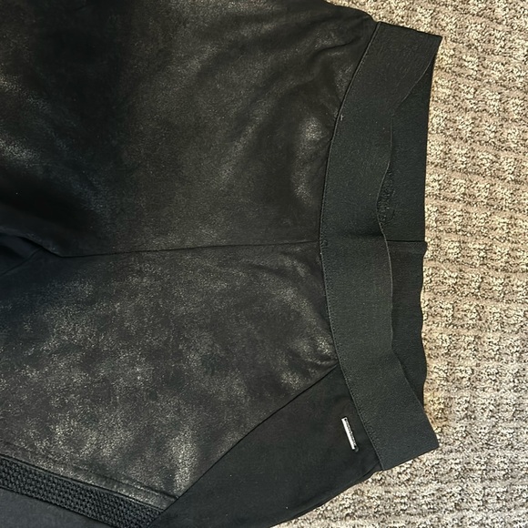 Lady Dutch high society black leggings with metallic shimmer, size small - Picture 1 of 3